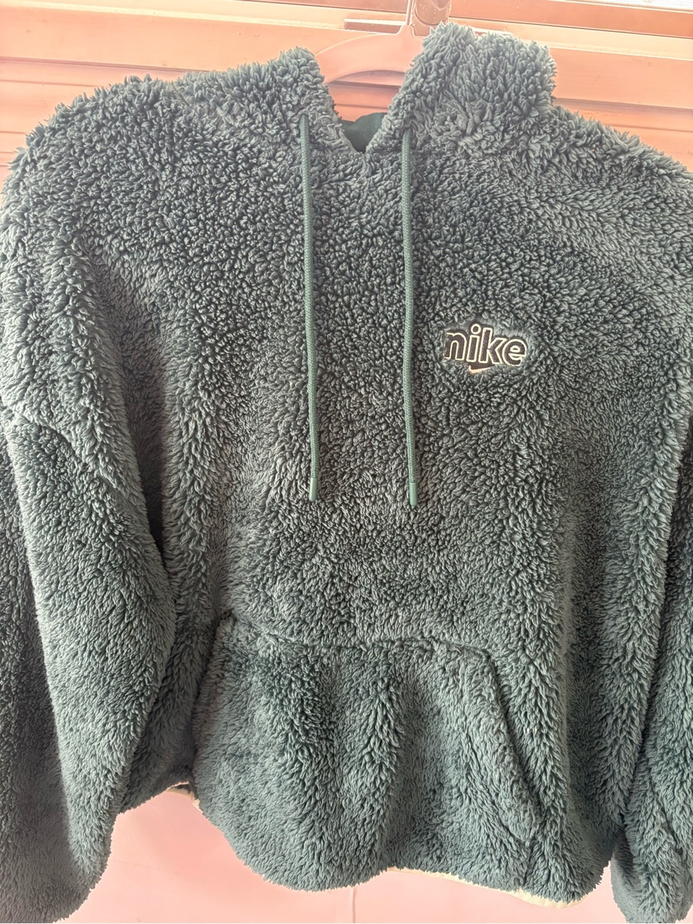 Nike Women’s Sherpa Fleece Hoodie - Dark Teal